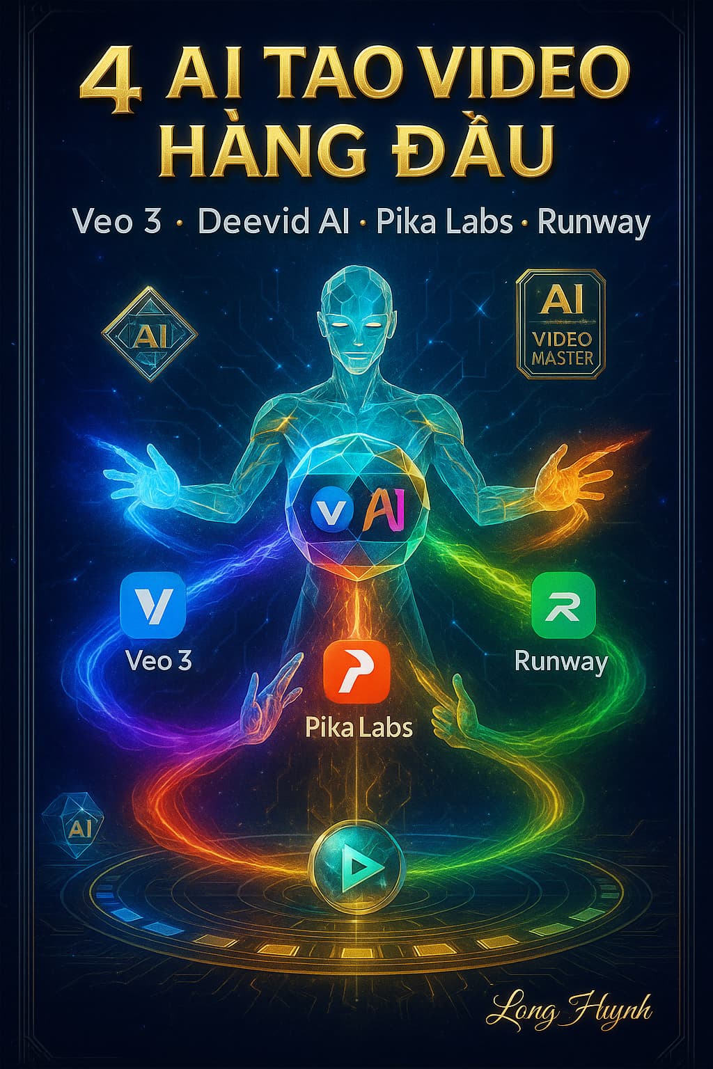 So sánh 4 công cụ AI tạo video hàng đầu hiện nay  Veo 3 - Deevid AI – Pika Labs – Runway