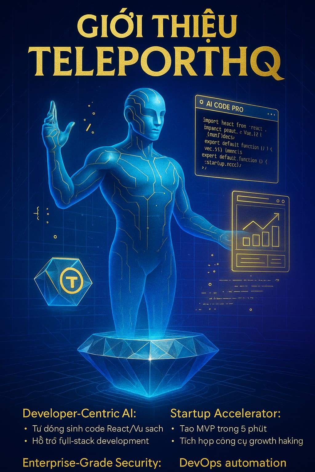 Giới thiệu TeleportHQ - AI tạo website dành riêng cho developer và startup