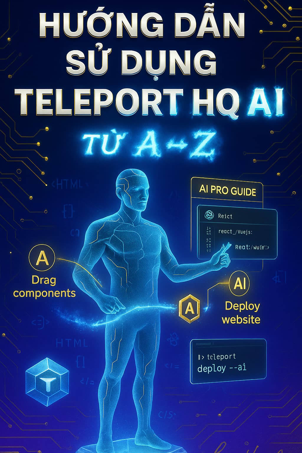 Hướng dẫn sử dụng TeleportHQ AI từ A đến Z