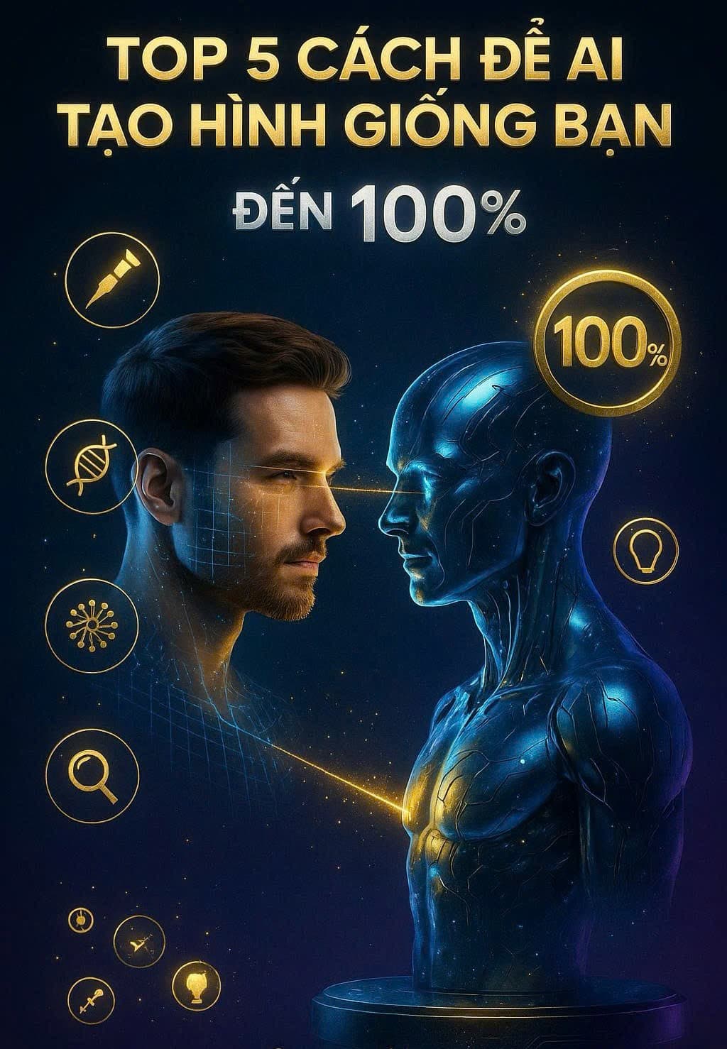 Top 5 Cách Để AI Tạo Hình Giống Bạn Đến 100% – Không Lệch Một Ly!