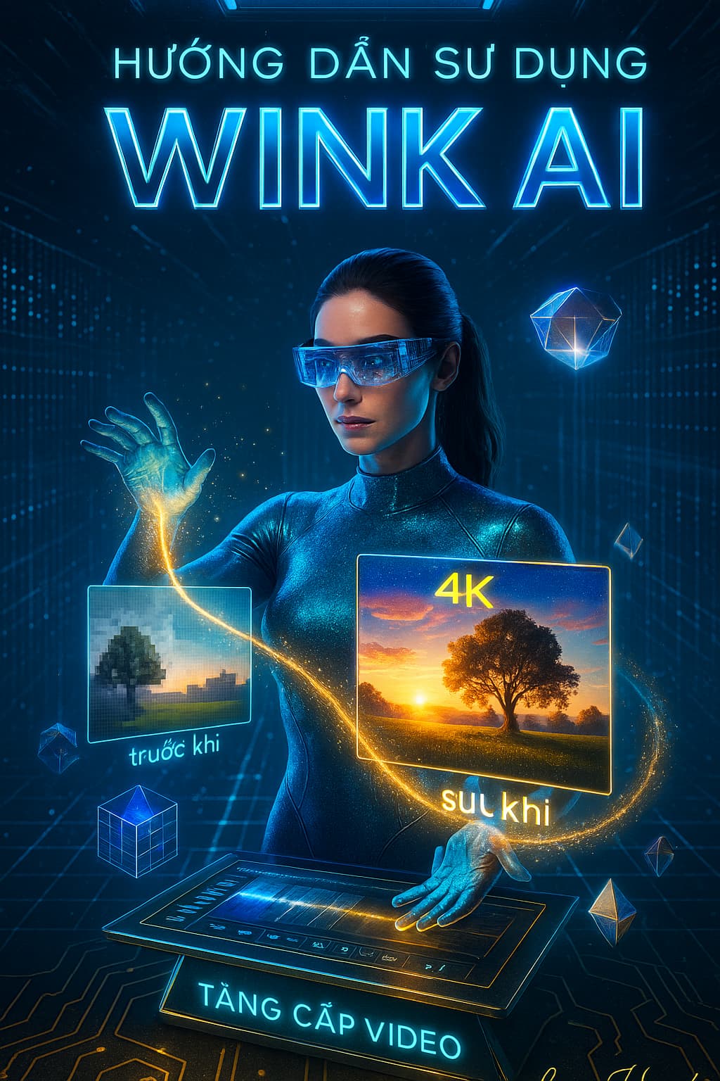 Wink AI – Công cụ nâng cấp video bằng AI: Đẹp hơn, nét hơn, chuyên nghiệp hơn chỉ sau vài phút!