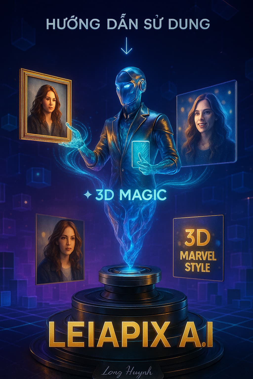 Hướng Dẫn Sử Dụng Leiapix – A.I biến ảnh tĩnh thành video 3D chuyển động như phim Marvel!