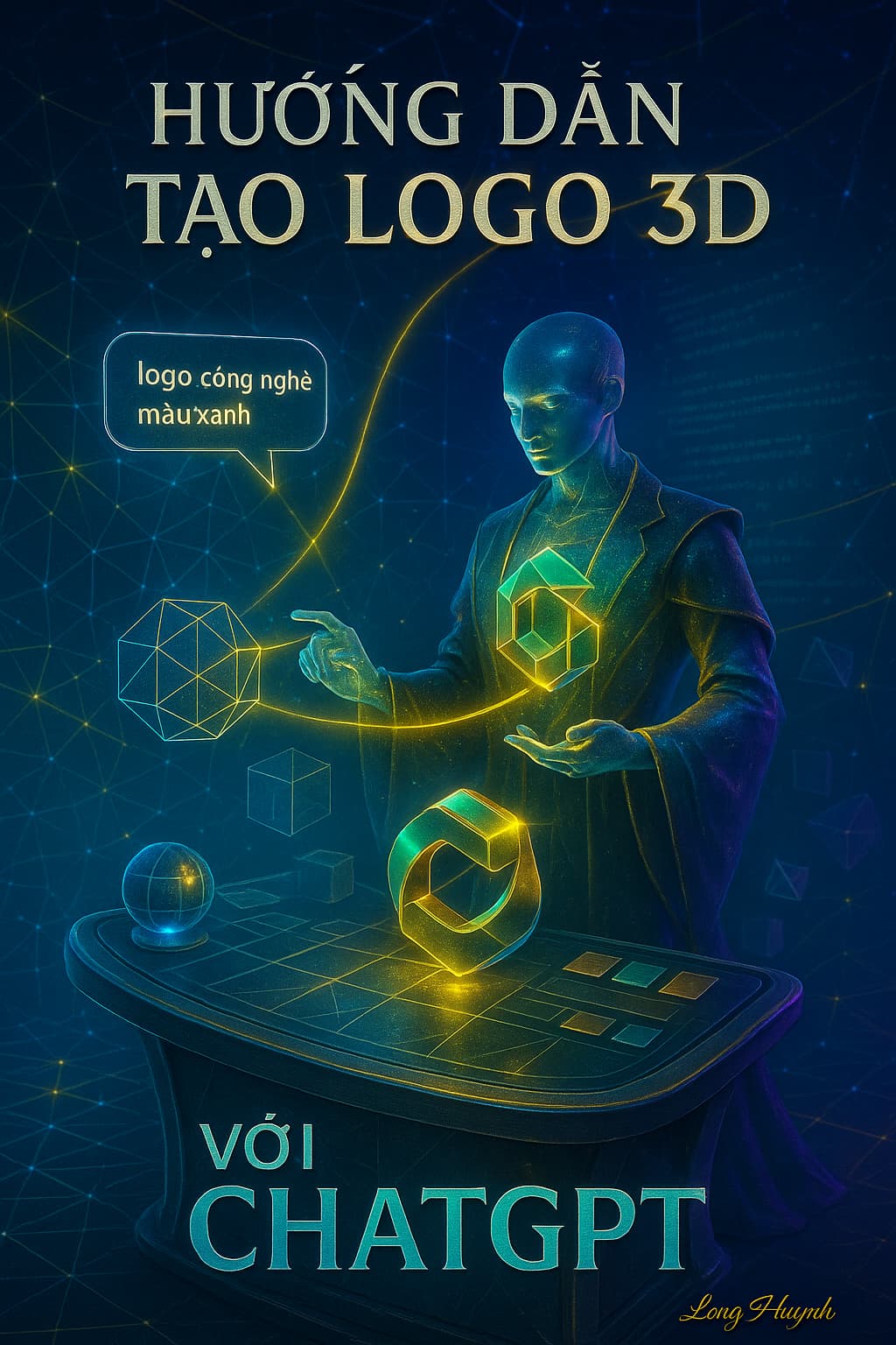 Tạo Logo 3D với ChatGPT – Cực đơn giản, không cần biết thiết kế!