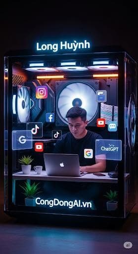 Prompt Mới cho Anh Em Tạo Avatar Style Công Nghệ Chất Hơn Nước Cất