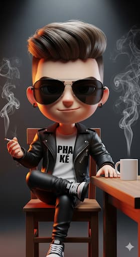 Hóa Thân BadBoy phong cách chibi