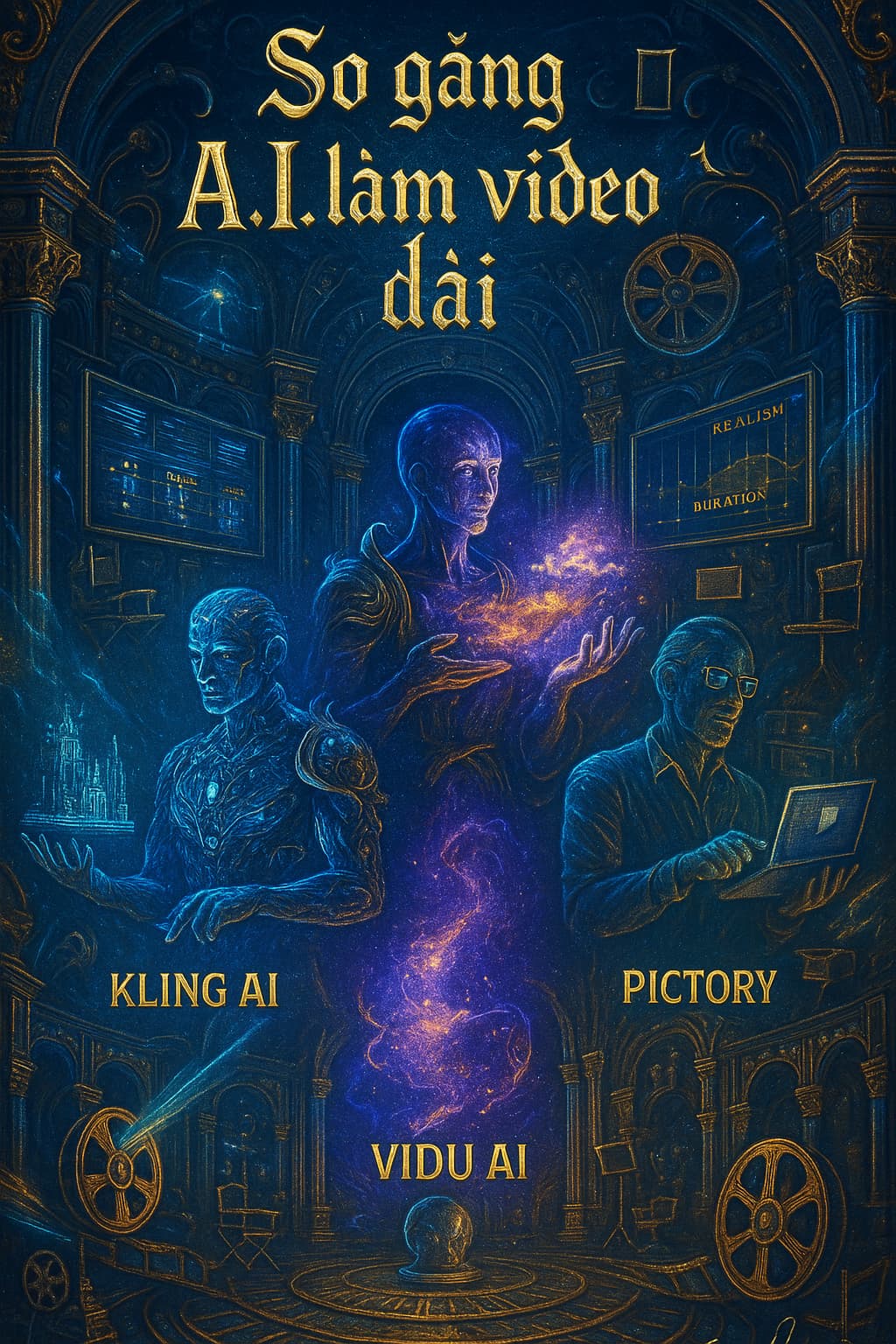 Kling vs Vidu vs Pictory AI – So găng làm video dài từ text