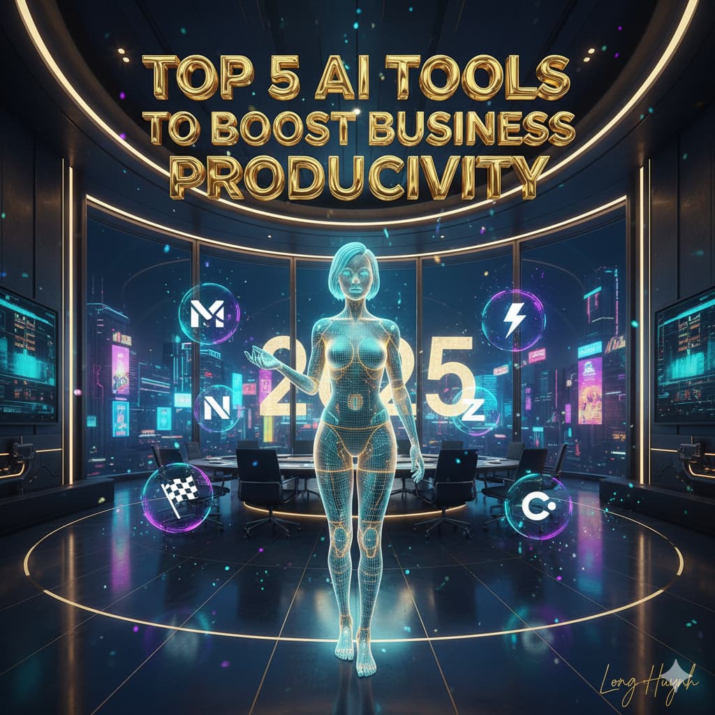 Review 5  AI giúp doanh nghiệp tăng năng suất gấp đôi năm 2025