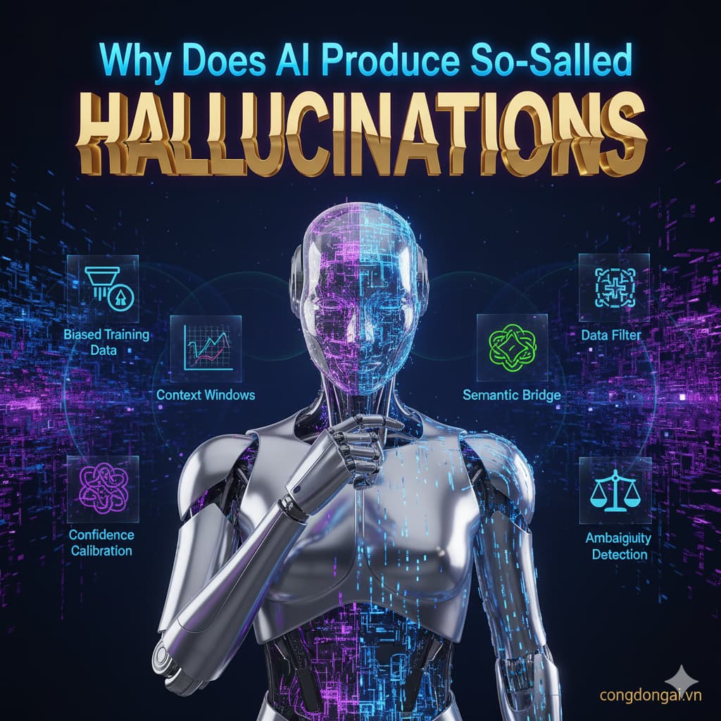 Vì sao AI hay “ảo tưởng” (hallucination)?