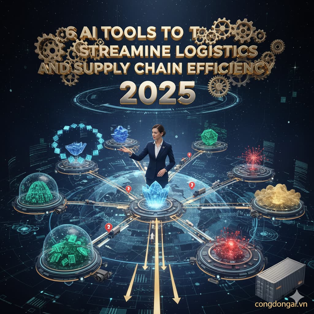 Top 6 AI hỗ trợ logistics & supply chain tối ưu chi phí và thời gian
