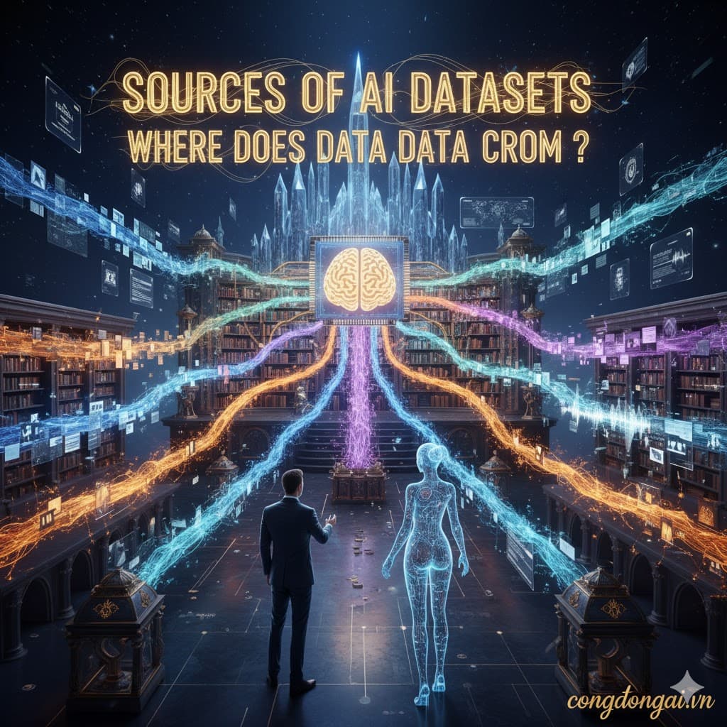 Dataset AI lấy từ đâu? Sự thật ít ai nói về “nguồn thức ăn” của trí tuệ nhân tạo
