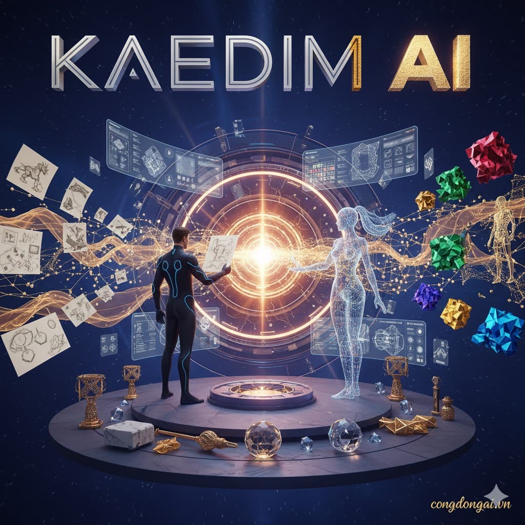 Kaedim AI – Biến ý tưởng 2D thành thế giới 3D sống động chỉ trong vài phút