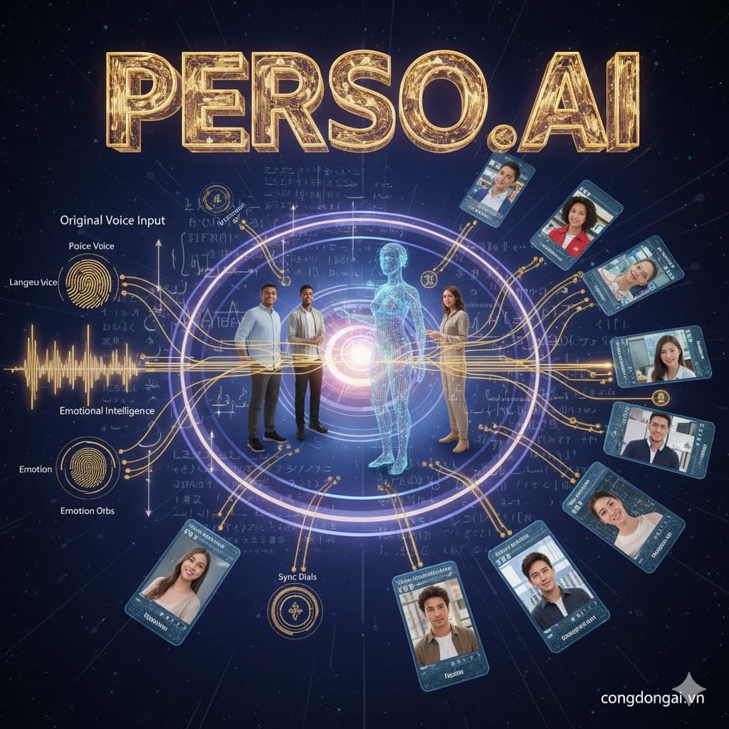 Perso.ai – Khi giọng nói của bạn có thể nói 32 ngôn ngữ khác nhau