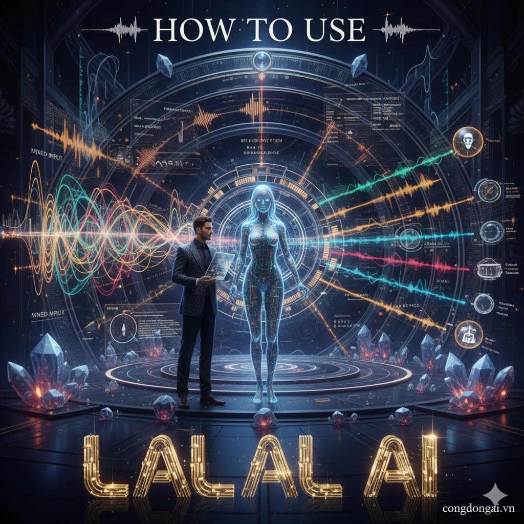 Hướng Dẫn Sử Dụng LALAL.AI – Công Cụ AI Tách Giọng Và Nhạc Nền Cực Nhanh, Cực Chuẩn