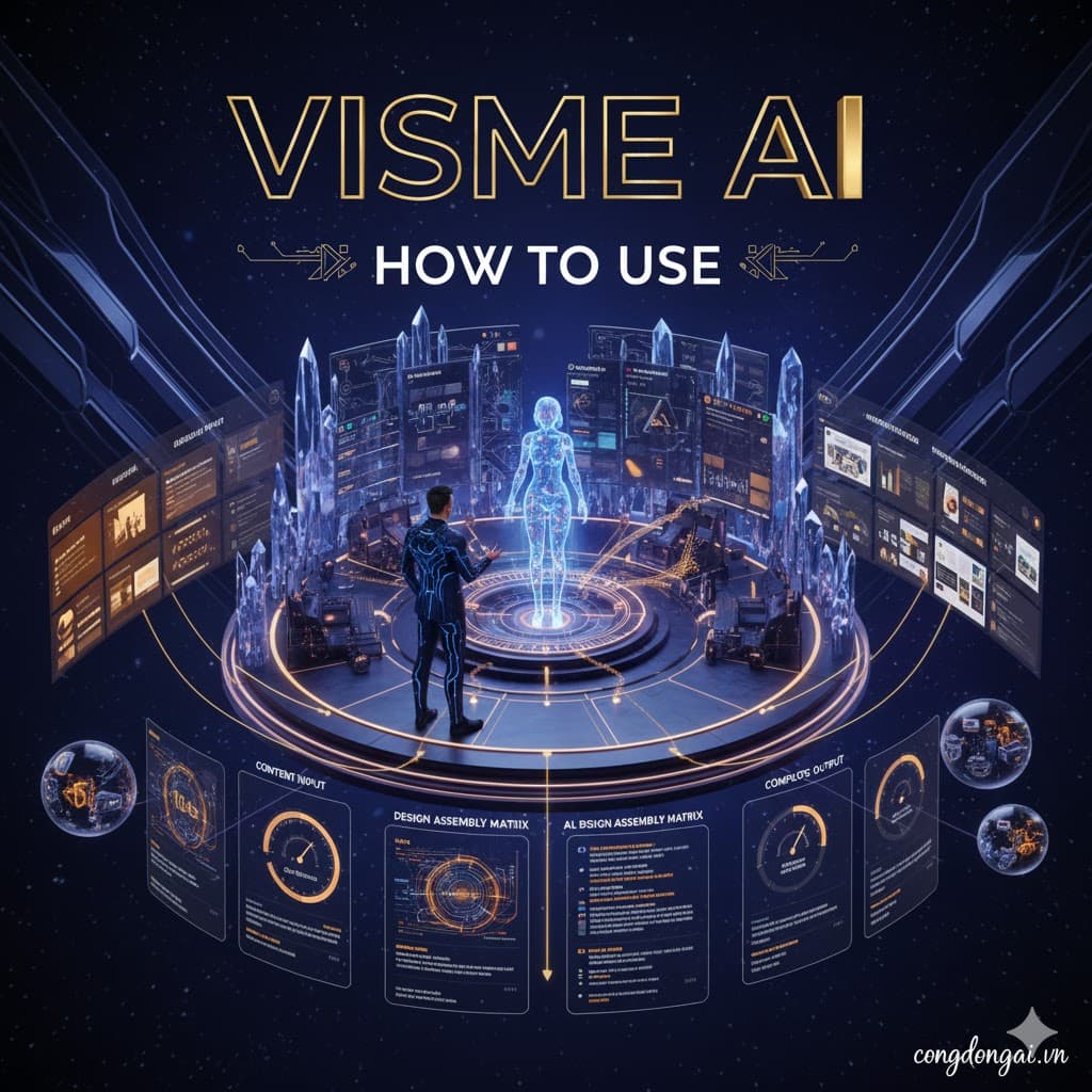 Hướng Dẫn Sử Dụng Visme AI – Công Cụ Tạo Thuyết Trình & Thiết Kế Thông Minh Bằng Trí Tuệ Nhân Tạo