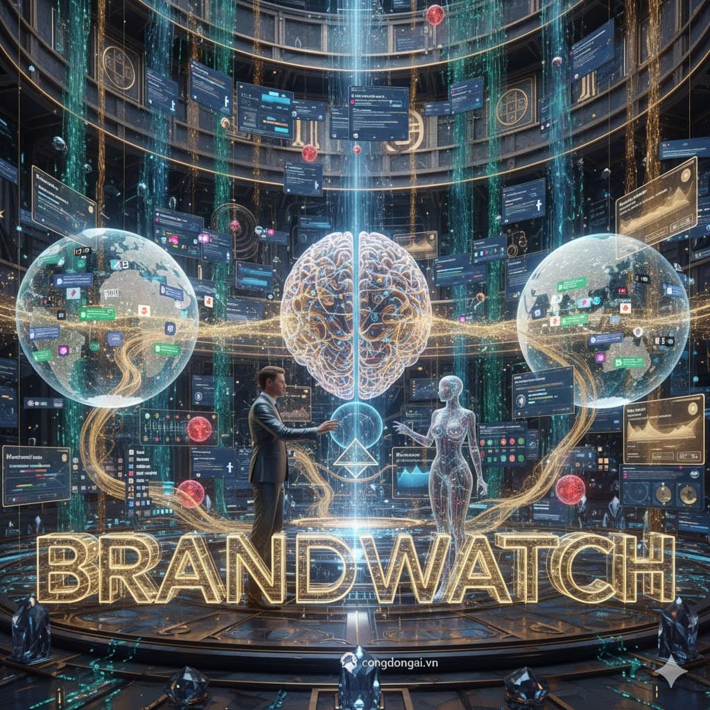 Giới Thiệu Brandwatch – Khi AI lắng nghe thương hiệu bằng trí tuệ của ChatGPT