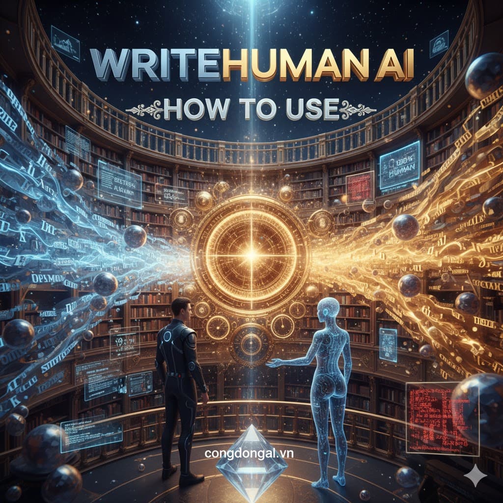 Hướng Dẫn Sử Dụng WriteHuman – Công Cụ AI Biến Văn Bản Máy Thành Giọng Văn Tự Nhiên Như Con Người