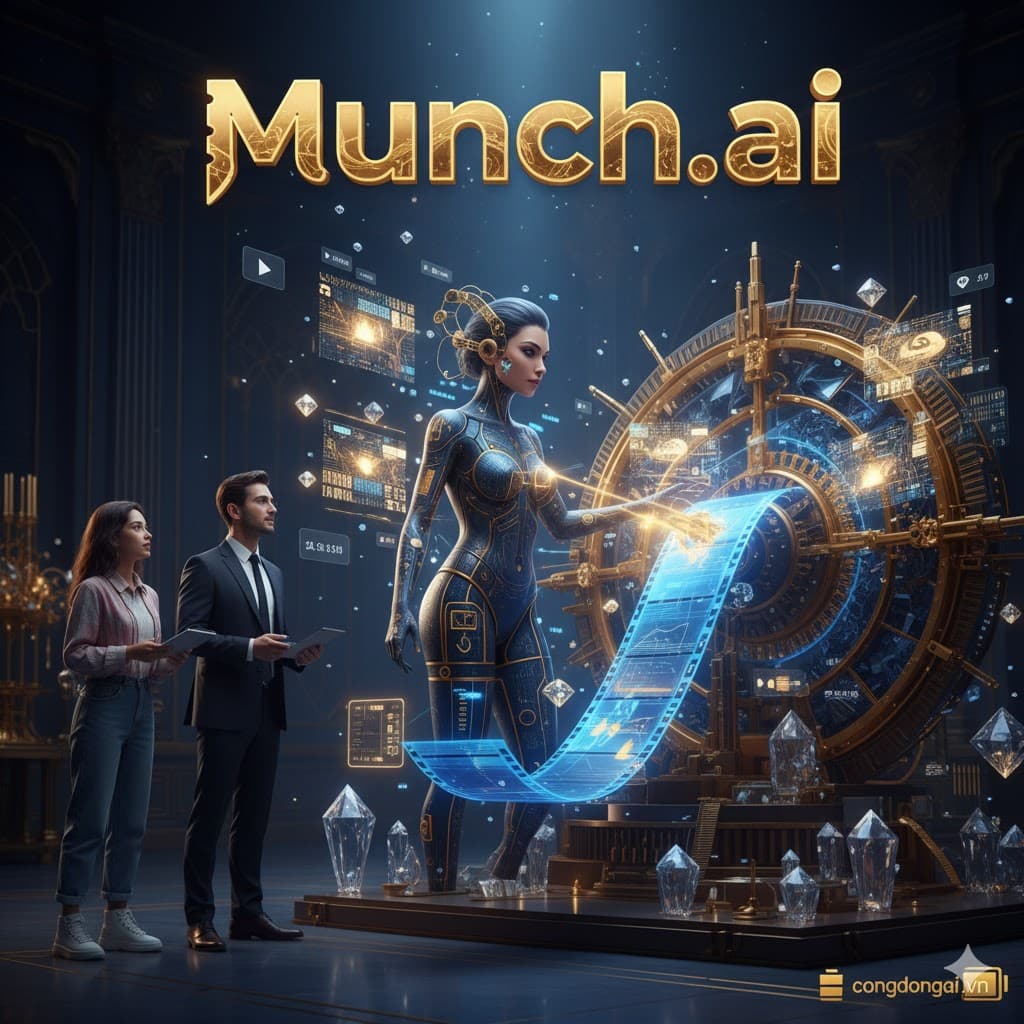 Giới thiệu Munch.ai – Khi từng khoảnh khắc video được AI “nghe, hiểu và chọn đúng chỗ để viral”