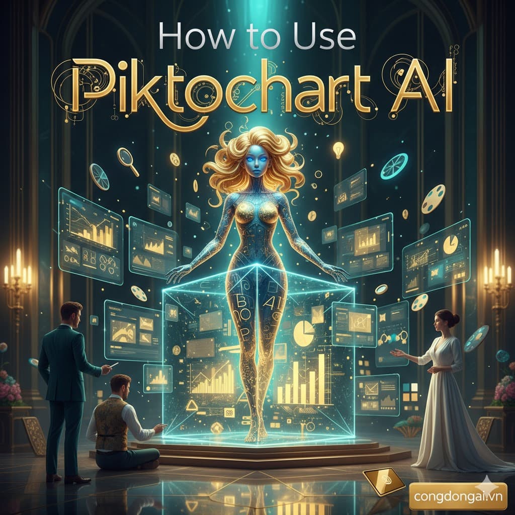 Hướng Dẫn Sử Dụng Piktochart AI – Biến Ý Tưởng Thành Infographic Chuyên Nghiệp Chỉ Trong 10 Giây