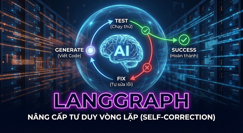 LangGraph - Nâng cấp Tư duy vòng lặp (Self-Correction) cho Jarvis.jpg