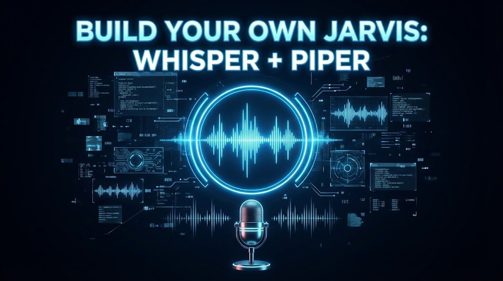 Voice Control 2026 Tự chế loa thông minh Jarvis bằng Python, Whisper (STT) và Piper (TTS) chạy...jpg