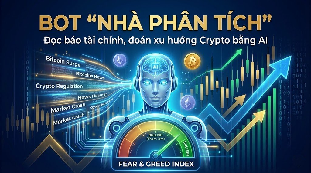 Xây dựng Bot Nhà Phân Tích Đọc báo tài chính, đoán xu hướng Crypto bằng AI.jpg