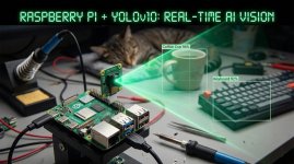 Biến Raspberry Pi thành Mắt thần AI Hướng dẫn chạy mô hình YOLOv10 nhận diện vật thể thời gian...jpg